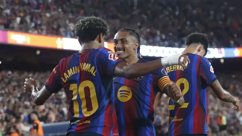 El 1x1 del Barça ante el Rayo al descanso