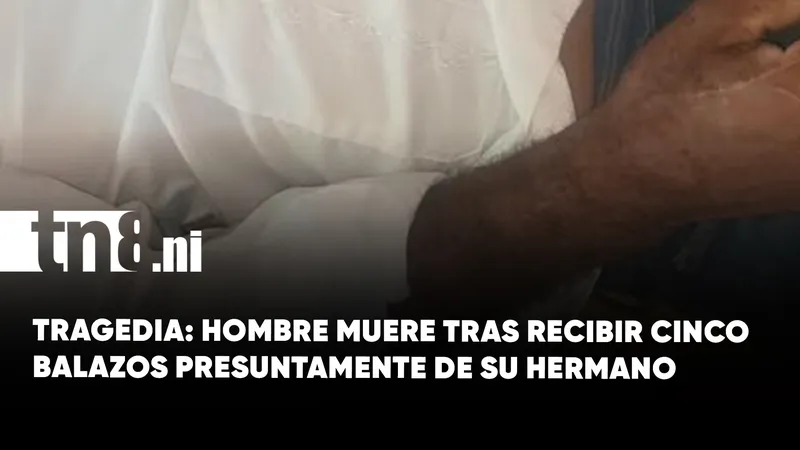 De cinco balazos murió un hombre a manos de su propio hermano en el...