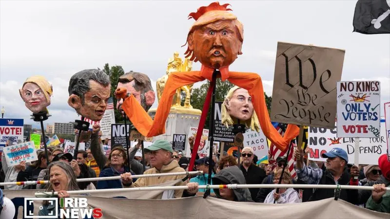 Protestas ‘No Kings’ se moviliza en todo EEUU contra Trump