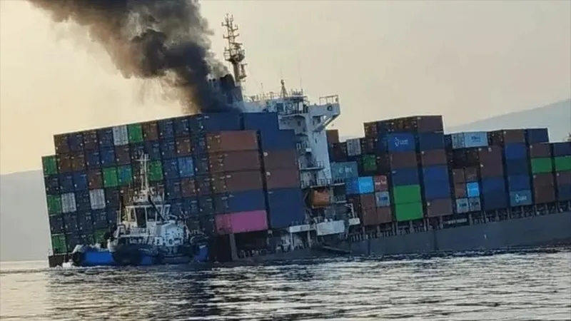 Irán informa: Buque que navegaba por ruta no autorizada se hunde en Ormuz