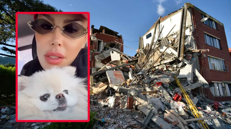 Ninel también estaba en Colombia y narra que terremoto FUE “TERRORÍFICO” en el piso 14: “me metí bajo una mesa”
