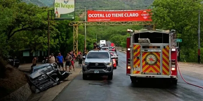 Triple colisión deja nueve heridos en Ocotal, Nueva Segovia