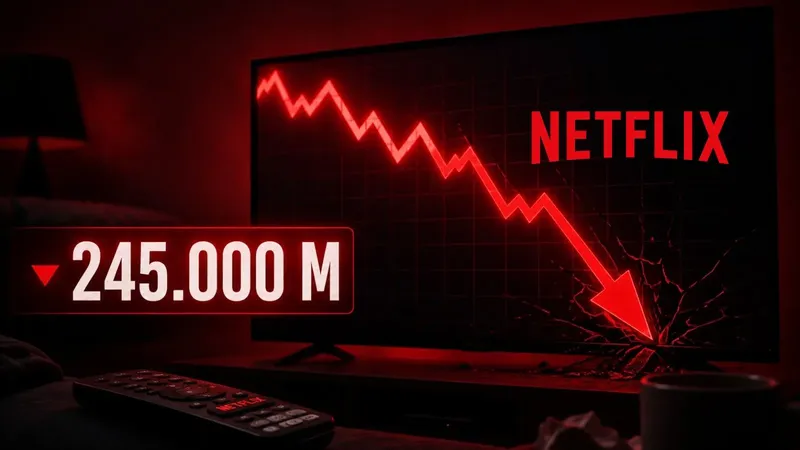 Netflix va cuesta abajo: pierde más de 245.000 millones y los usuarios empiezan a cansarse