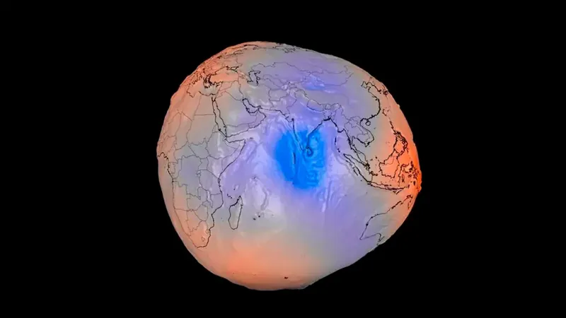 La NASA muestra el geoide de la Tierra y la imagen parece de otro planeta: esta es la explicación