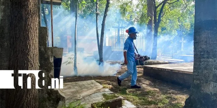 MINSA intensifica fumigación en cementerios de Ocotal previo al 2 de noviembre