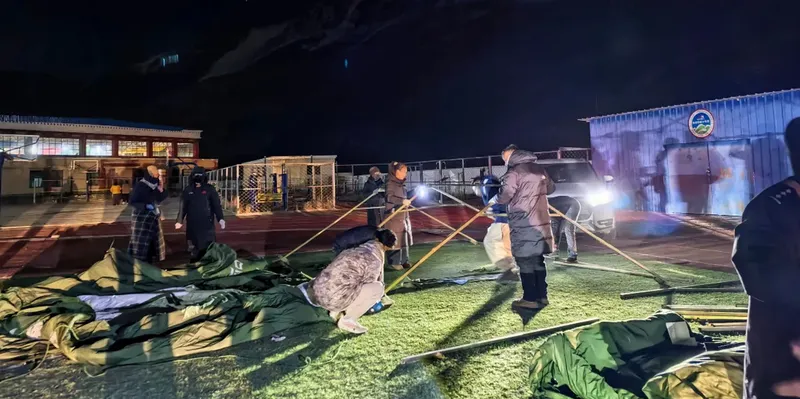 Terremoto de magnitud 7 sacude el Tíbet y deja al menos 16 muertos y...