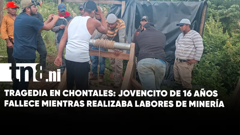 Tragedia en Chontales: jovencito minero de 16 años fallece durante labores