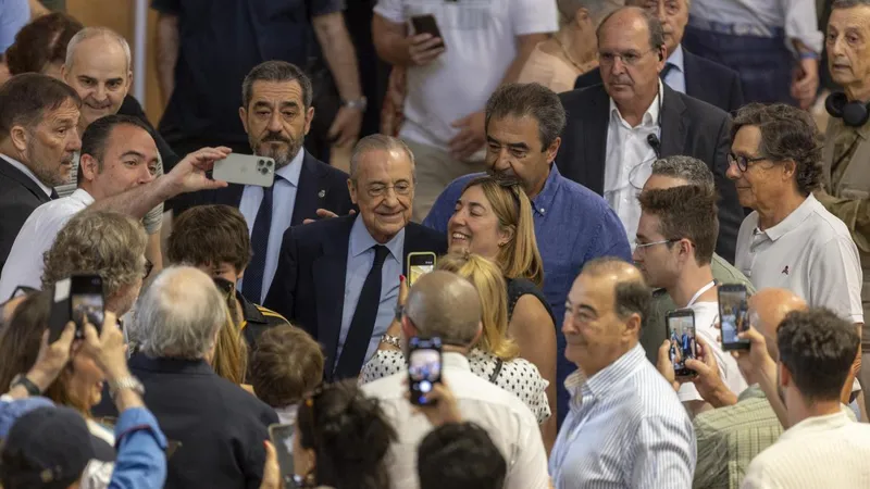 Florentino: "Aquí estoy para defender al Real Madrid"