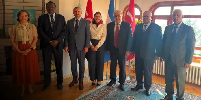 Embajada de Nicaragua celebra el 47.º aniversario del 19 de Julio en Ankara