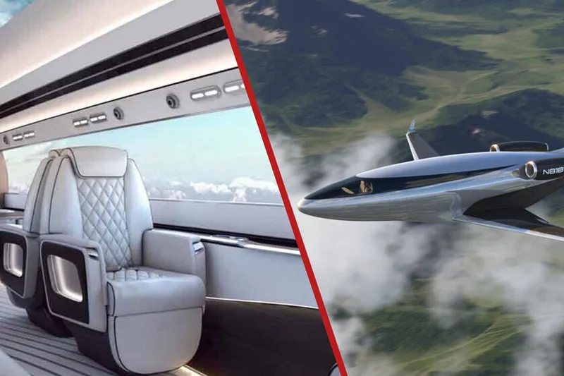 Una aeronáutica quiere romper moldes como hizo Tesla: adiós a las ventanas para los pasajeros, hola a las pantallas inmersivas