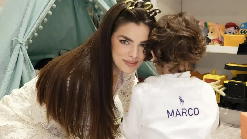 Nadia Ferreira comparte los recuerdos más tiernos junto a sus hijos, y así de grande luce Marquito