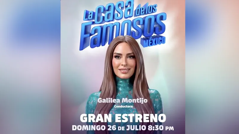 Galilea Montijo da importante aviso sobre la nueva temporada de La Casa de los Famosos México 2026