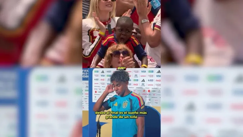 Lamine Yamal habla de la imagen viral de su hermano: "Estoy enamorado de él"