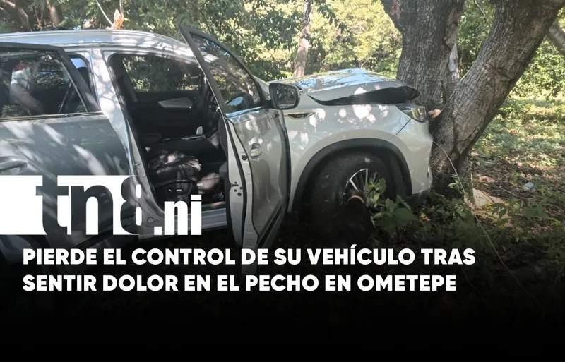 Dolor en el pecho habría provocado accidente de tránsito en la isla de Ometepe