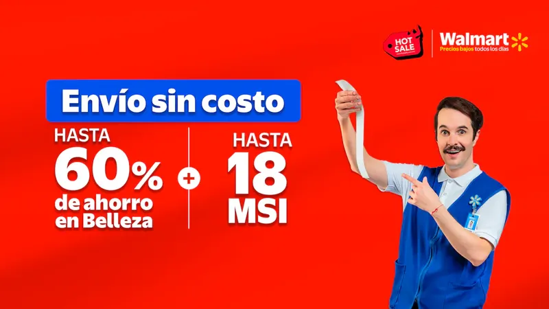 Llega el Hot Sale Walmart 2026: Arma tu sede favorita con precios bajos de campeonato