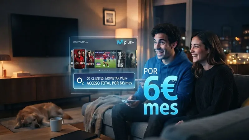 O2 sorprende a sus clientes: podrán contratar Movistar Plus por solo 6 € al mes y más dispositivos gratis