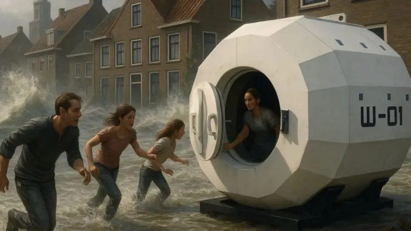 No puede detener un tsunami, pero sí intentar salvarte: así es la cápsula de supervivencia creada en Francia