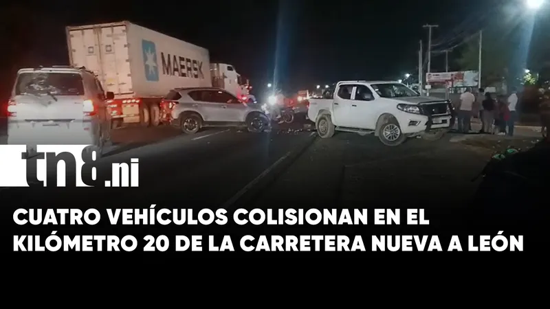 Accidente deja cuantiosos daños materiales en carretera nueva León