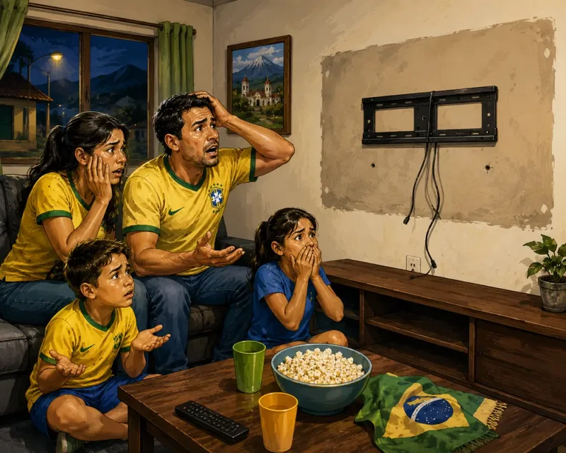 Jinotega: roban pantalla de 65 pulgadas dejando a sus dueños sin ver el mundial