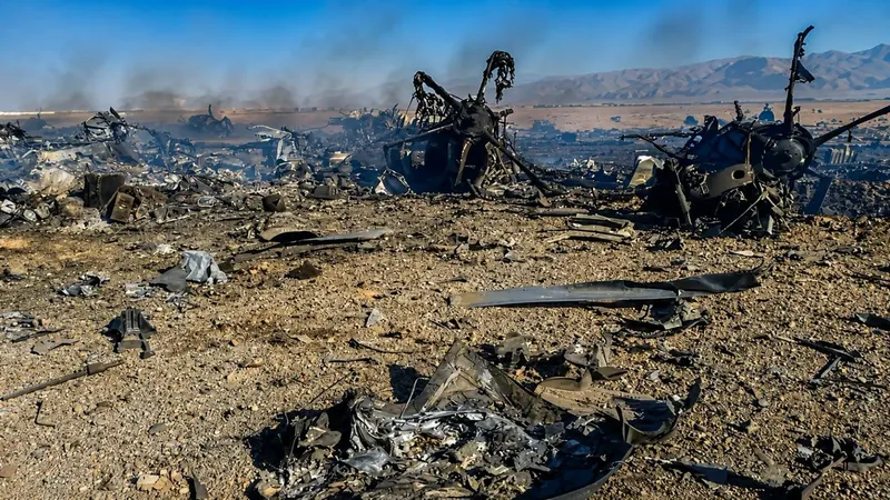 Irán golpea la flota de drones de Estados Unidos