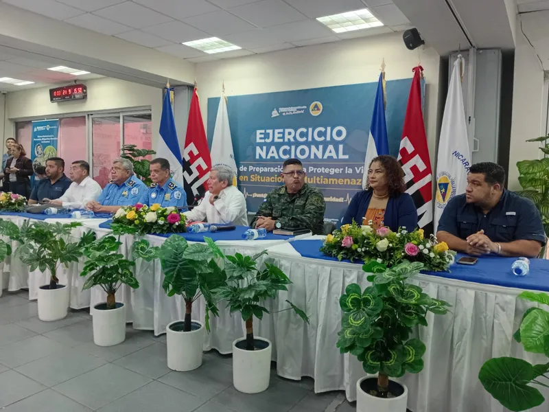 Nicaragua se prepara para el III Ejercicio Nacional de Preparación ante Situaciones Multiamenaza