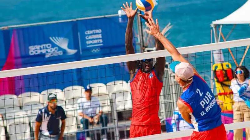 Cuba avanza a la final del voleibol de playa masculino en JCC