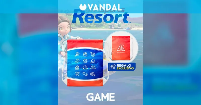 Ya puedes reservar Nintendo Switch Sports Resort en GAME con una bolsa de cuerdas exclusiva de regalo