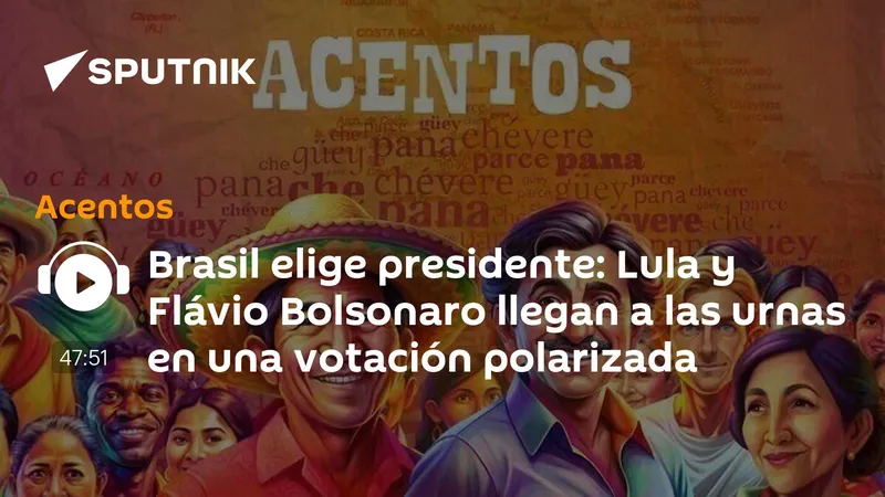 Brasil elige presidente: Lula y Flávio Bolsonaro llegan a las urnas en una votación polarizada