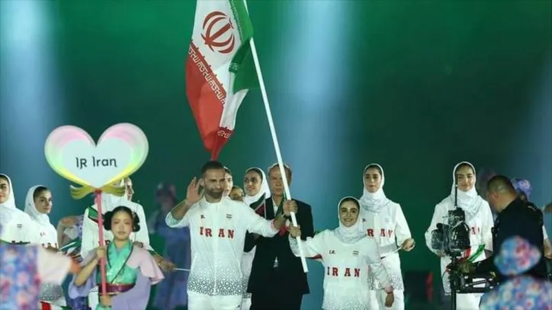 Irán desfila en la inauguración de los Juegos Asiáticos Aichi-Nagoya 2026
