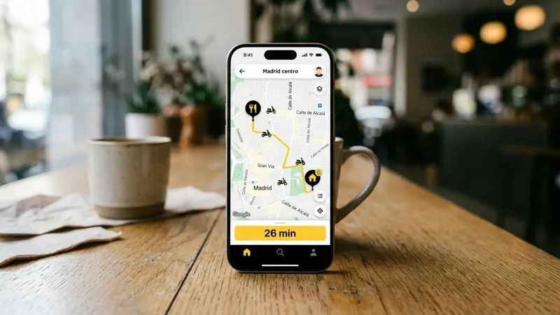 ¿Por qué el repartidor de Glovo o Uber Eats se queda congelado en el mapa?
