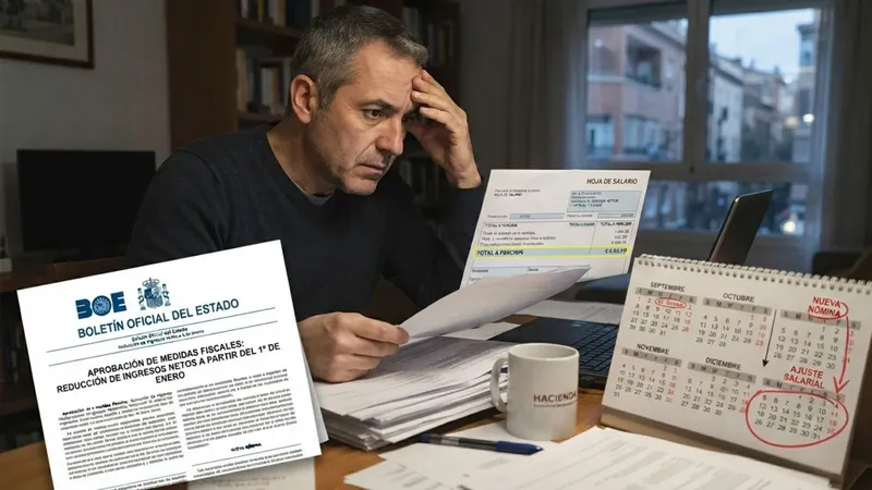 El BOE lo confirma: tu nómina va a ser inferior dentro de cuatro meses
