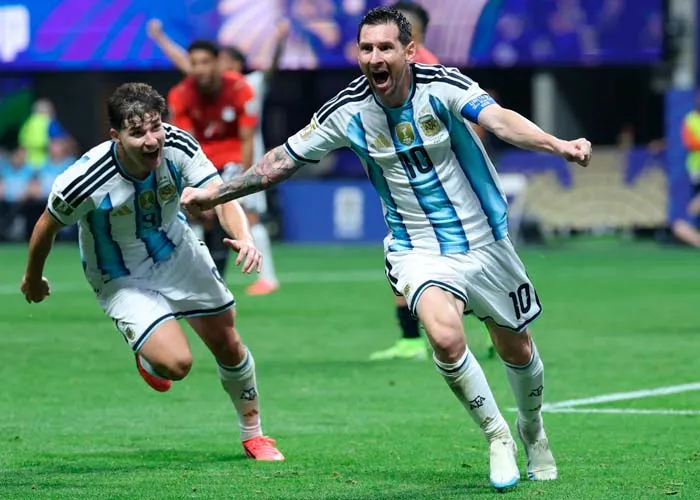Messi y Argentina se levantan de la lona, vencen 3-2 a Egipto