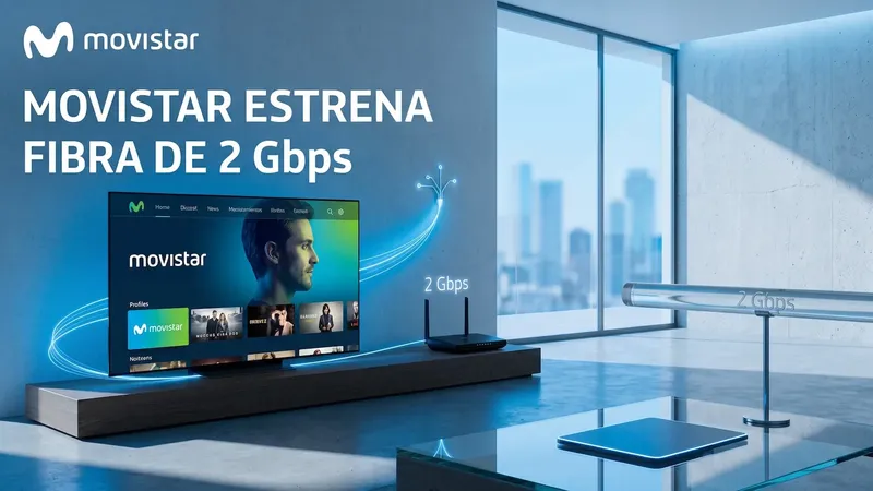 Movistar estrena su fibra de 2 Gb, pero con una condición: solo estos clientes pueden contratarla