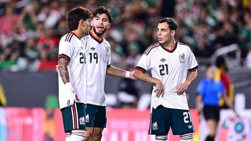 Los reprobados del México vs. Chile
