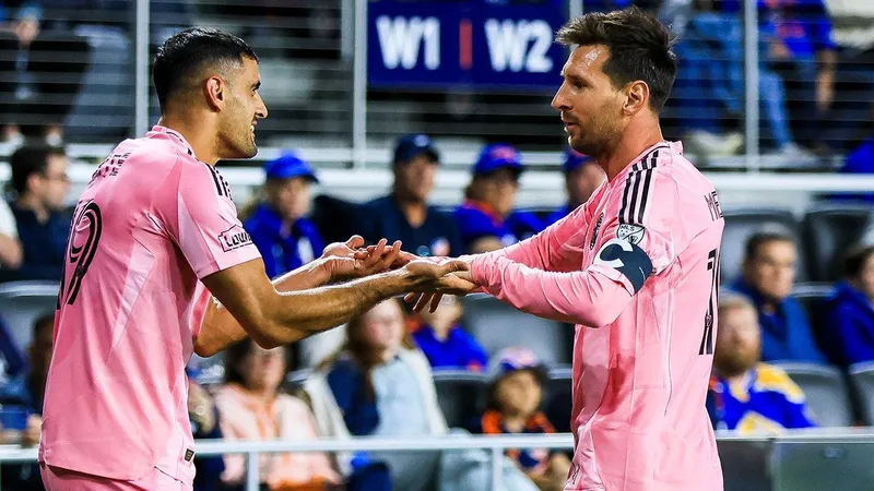 Nuevamente estalla la dupla Messi-Berterame con Inter Miami
