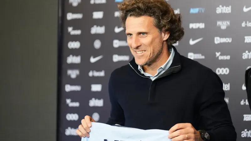 Diego Forlán pierde en su primer partido como DT de la selección de Uruguay Sub-20