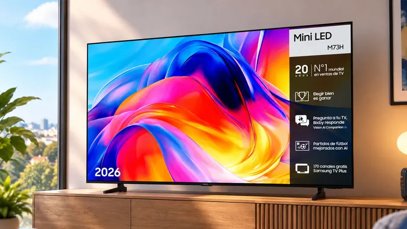 MediaMarkt tiene a la venta una TV Mini LED Samsung de 2026 a precio mínimo: te cuesta menos de 400 euros