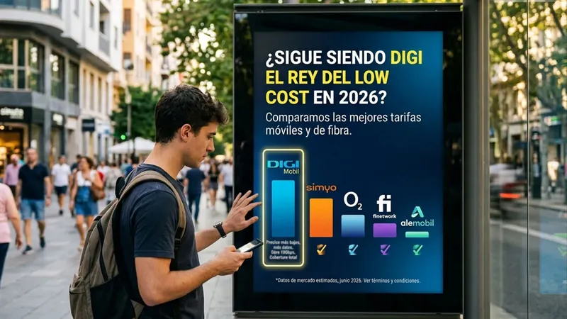 Digi tiene tarifas muy baratas: ¿sigue siendo el mayor operador low cost en 2026?