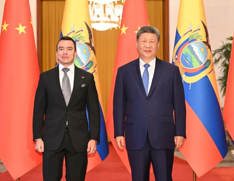 Xi insta a China y Ecuador a fortalecer el alineamiento de las estrategias de desarrollo