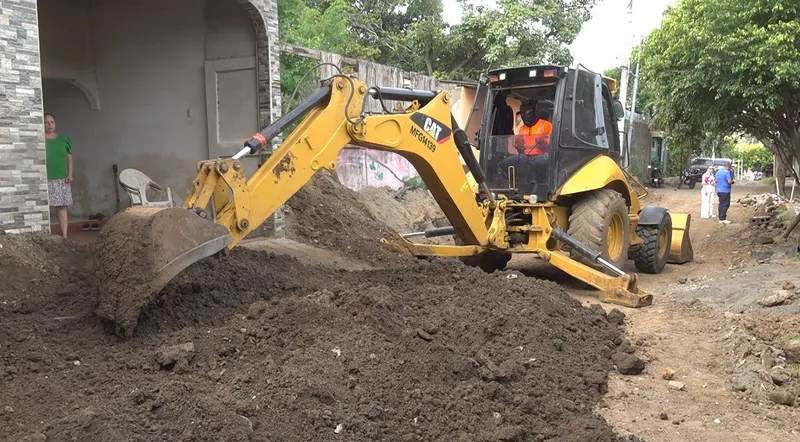 Proyecto de agua y saneamiento en el barrio Camilo Chamorro alcanza un 60 % de avance
