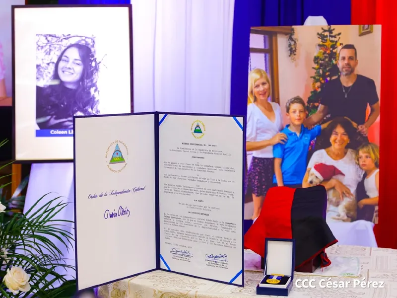 A Coleen Orden de la Independencia Cultural Rubén Darío