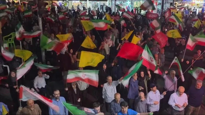 Irán suma 214 noches de movilización en defensa de su soberanía