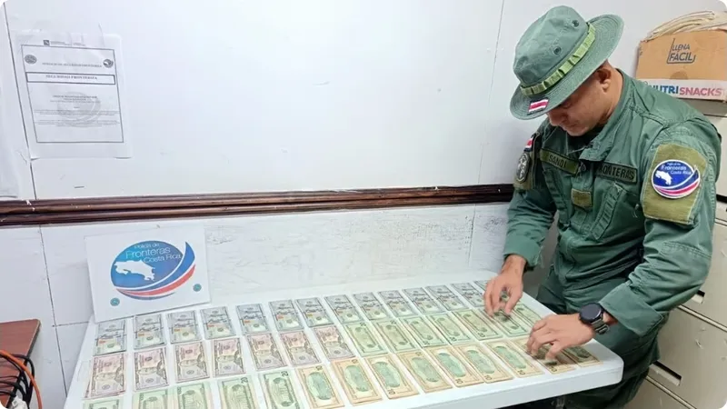 Detienen a nicaragüense en Costa Rica con U$15,600 sin justificar su origen