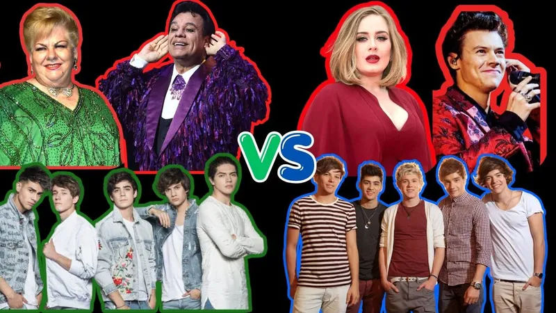 Paquita vs Adele, CD9 vs One Direction: las batallas de fandoms que calientan la previa del México vs Inglaterra