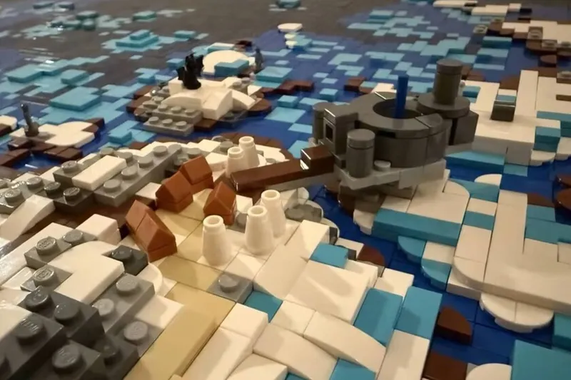 Le llevó más de tres años de trabajo y 73.000 piezas, pero alguien consiguió recrear el mapa de Skyrim con piezas de LEGO