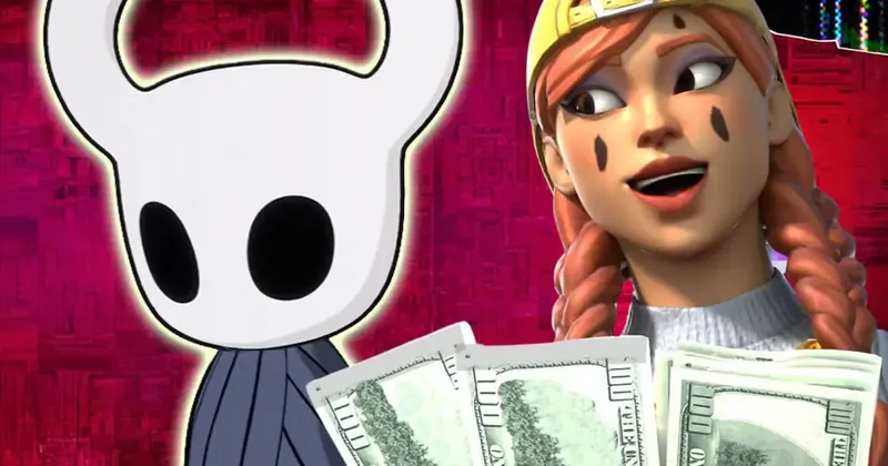 Colaboración de Hollow knight en Fortnite cuesta más que Silksong en PC, y los seguidores del metroidvania están decepcionados
