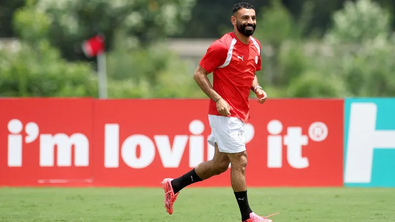 Egipto entrenó con todas su figuras antes de enfrentar a Argentina en el Mundial 2026