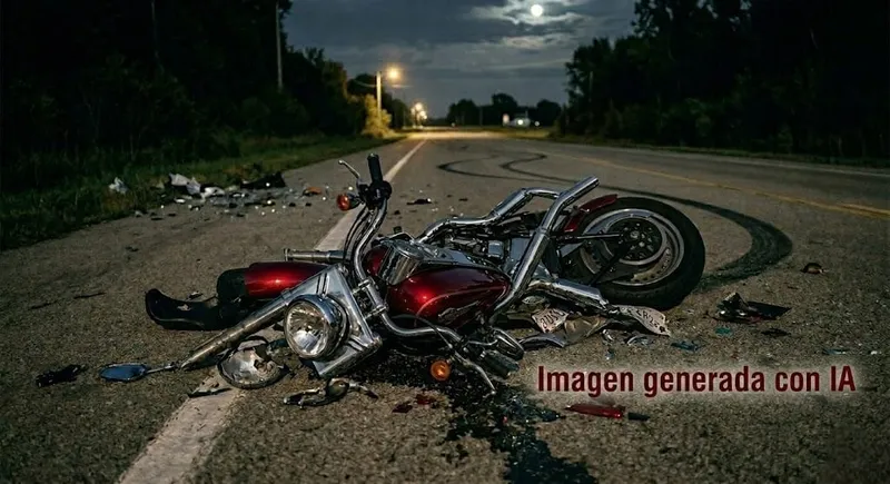 Exceso de velocidad lleva a la muerte a motociclista en Pantasma