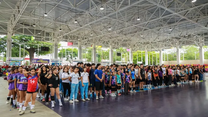 Parque Las Piedrecitas recibe el inicio del voleibol en los Juegos Juveniles Managua 2026