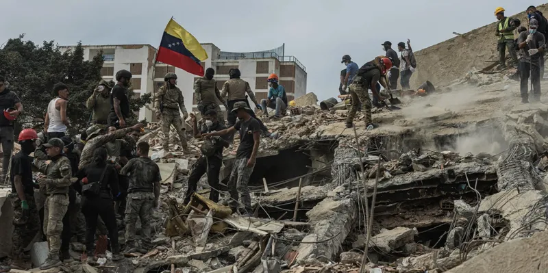 Brigadas de 30 países se suman a la búsqueda de sobrevivientes en Venezuela